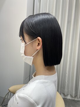 ロンド メリー 大宮(Lond merry) 黒髪小顔/顔周り/ヘイリーボブ/レイヤー/髪質改善/縮毛矯正/大宮