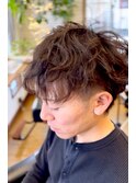 メンズニュアンスヘア♪