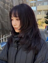 シータ 大山(THETA)&nbsp;レイヤーカット/似合わせカット/ボルドーカラー/大山