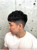 美容室でもフェード！クロップパーマ0.8mmフェード[下北沢]