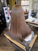 ガルボ ヘアー(garbo hair)&nbsp;ブリーチ 10代 20代 オリーブブラウン ダブルカラー オリーブ