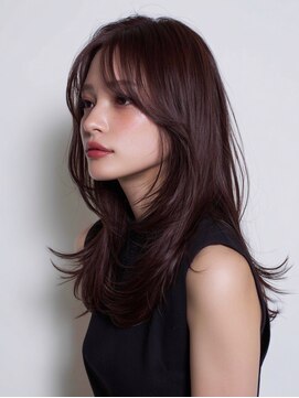 レリーアンテ 大阪梅田(Rely ante) ホワイトグレージュ/デジタルパーマ/チェリーブラウン/西梅田