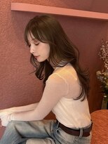 ボタン コロン 表参道 原宿(VOTAN COLON) オリーブブラウン/レイヤーカット/透明感カラー/韓国ヘア