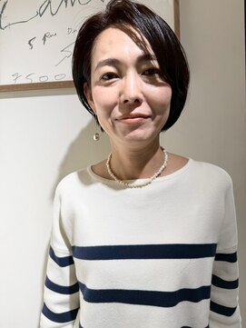キース ヘアアンドメイク 恵比寿(kith. hair&make) ショートレイヤーボブ/大人ショート/デザインカット