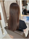 青森 八戸 ロング×縮毛矯正 サラサラツヤ髪 20代 30代 40代