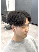 ボンドストーリーホワイト(BondStory White)&nbsp;【MEN'S大人垢抜け】ミックスパーマ×センターパート