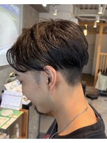 ヌーバイアンドライフ(NU. by and life)&nbsp;センターパートマッシュ[五井/市原/ショート/パーマ/ニュアンス]