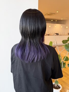 ルッツ(Lutz. hair design) 5/22 ラベンダー インナーカラー【千代田彩夏】
