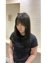 ビーティベーシック(B.t.Basic)&nbsp;モスグリーン×ロングレイヤー