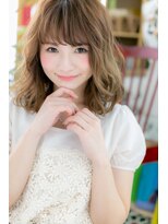 ENOAhair&spabyCOVERHAIR【ショート/白髪染め ぼかし/ヘッドスパ】【10/1開店(予定)】&nbsp;川口／ふんわり無造作ウェーブ×ミルクティーベージュ