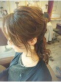 ワンショルダーで大人綺麗に☆