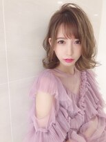 オーロ(ORO)&nbsp;大人可愛いひし形シースルー前髪ボブディ