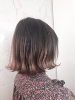 アヴァンスクロス あべのルシアス店(AVANCE.CROSS)&nbsp;バレイヤージュ×コーラルピンク