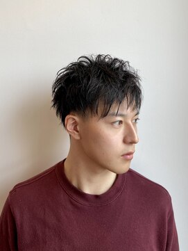 サジアーツバグス 束感ショートのメンズヘア☆
