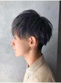 外ハネボブ/アッシュブラウン/ネオウルフ/デザインカラー