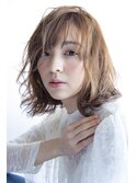 艶感ベージュのエレガンスロブ