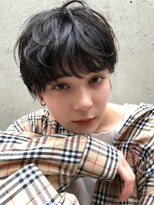 ヘアサロンエム 渋谷店(HAIR SALON M)&nbsp;クールショート/ボブルフ/ピンクベージュ/シルバーカラー