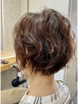 メリッサ ヘアーアンドスパ(melissa hair&spa) 癖毛を生かしたショートボブ