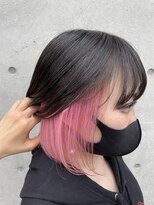 ボアップ 新居浜店(boappu)&nbsp;#インナーピンク #インナーカラー #ケアブリーチ