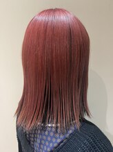 カムバイネオリーブ 溝の口店(Cam by neolive) アンブレラカラー　チェリーレッド　ダブルカラー