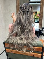 サニー 渋谷(SUNNY) バレイヤージュ、ココアベージュ、ハイライト、グレージュカラー