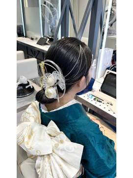 オレンジポップ 南行徳店(ORANGE POP) 艶々ドロップシニヨン【成人式】着物