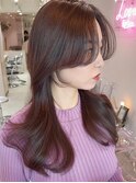 メルティカラー×フェミニンロング[似合わせカット/レイヤー]