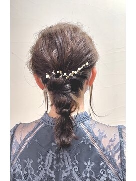 ヘアカフェ コトノハ(hair cafe Kotonoha) 【コトノハ】着物ヘア結婚式振袖袴ヘアースッキリ系玉ねぎヘアー