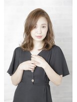 アフロディーテ 銀座(APHRODITE GINZA)&nbsp;黒髪/グレーベージュ/レイヤーロング/前髪パーマ/銀座