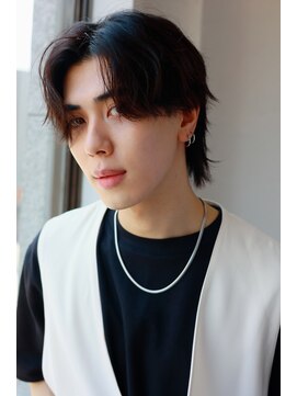 ソイクフ(SOY KUFU) MEN’S HAIR マッシュパーマアッシュブラックカルマパーマ