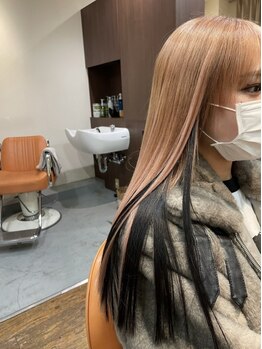 レイあんどレオ(REIあんどLEO)の写真/【千葉駅】艶×透明感hairでキレイな髪色を実現！理想のカラーをご提供します。今までにない仕上がりに…♪