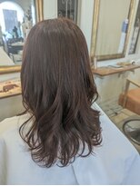 ラソヘアーオアシス(Laso hair oasis)&nbsp;愛され柔らかレイヤースタイル　ヘビーピンクで