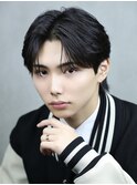 シースルーセンターパート ニュアンスパーマ