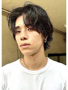 ナループロアオハナ(Nalu pu loa ohana) メンズカットメンズヘアメンズショートメンズセンターパート