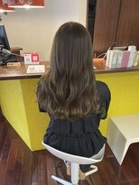 ヘアースペースブルーム プリュス 石橋店(HAIR SPACE BLOOM plus) 石橋/オリーブベージュ/艶カラー/水素カラー/秋カラー/髪質改善