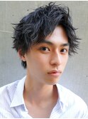 メンズショート×アイロン外ハネセット