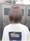 【GEEKS渋谷】伸ばしかけボブ/グレージュ/冬カラー/20代30代40代