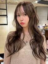 サイン 表参道(SIGN) レイヤーカットインナーカラーイヤリングカラー色落ち綺麗表参道