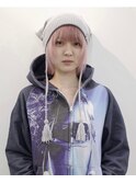 ホワイトピンク/ハイトーンカラー/レイヤーカット