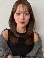 ノイ(noi)&nbsp;髪質改善トリートメントミルクティーベージュカラーくびれヘア