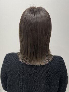 カエラ(kaela) 【kaela 仲丸】髪質改善酸性ストレート×グレージュ