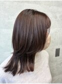 くびれるレイヤーカット/カカオブラウン【池袋東口】