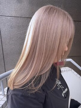 イエナ 渋谷(IENA) デザインカラーケアブリーチダブルカラーミルクティーベージュ