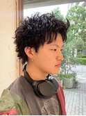 men's/メンズ/スパイキーショート/フェード/ニュアンスパーマ