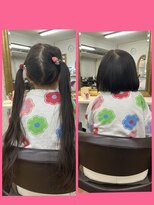 ビーンヘアスタジオ 蒲田(Bean hair studio)&nbsp;ガールキッズヘアドネーション