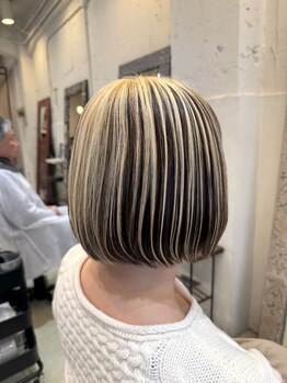 グリーン 上町店(green)の写真/憧れのヘアカラーを諦めない！白髪ぼかしと白髪を活かしたデザインカラーで大人女性の魅力を引き出します◎