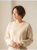 川越/ショート/ボブ/ハイライト/白髪ぼかし/白髪染め