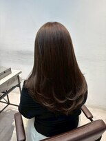 ザ シェノン ウメダ(THE CHAINON UMEDA)&nbsp;ミルクティーブロンド/ダークブルー/デジタルパーマ/心斎橋