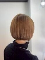 エイム ヘア リンク 長津田店(eim hair rink)&nbsp;丸みショート/丸みシルエット/ハイトーン/ミニボブ/20代30代40代