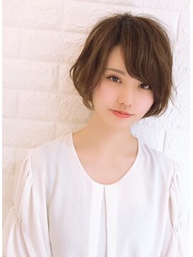 ルルカ ヘアサロン(LuLuca Hair Salon) 【LuLuca豊中／蛍池】丸みショートボブ厚めバング